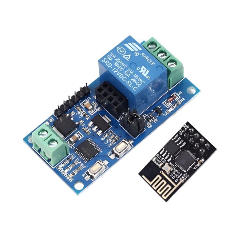 Buy ESP8266 ESP-01 12V 1-Channel WiFi Relay Module Remote Switch