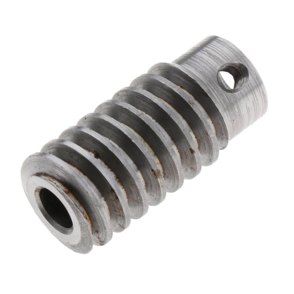 0.5 Module Diameter 10mm Hole 4mm 45 Steel BType Worm Rod