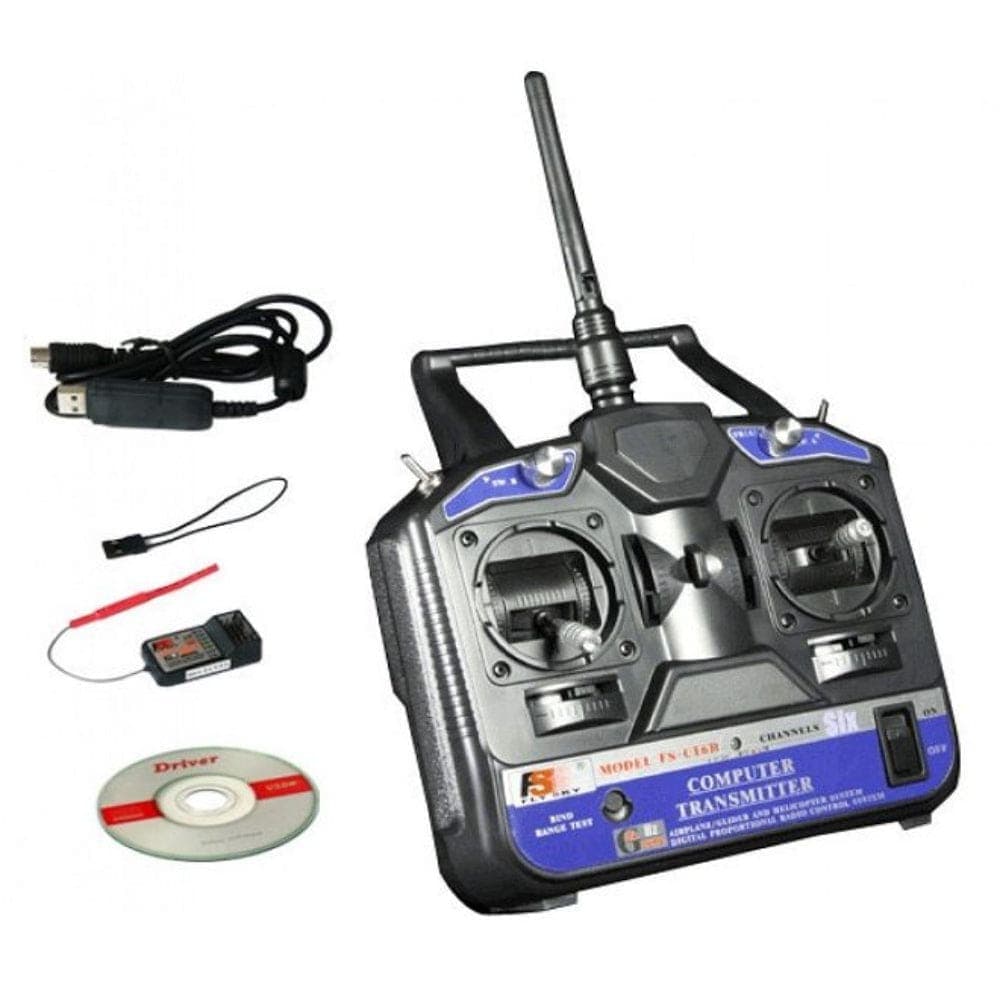 FlySky CT6B 2.4GHz 6CH Transmitter with FS-R6B Receiver