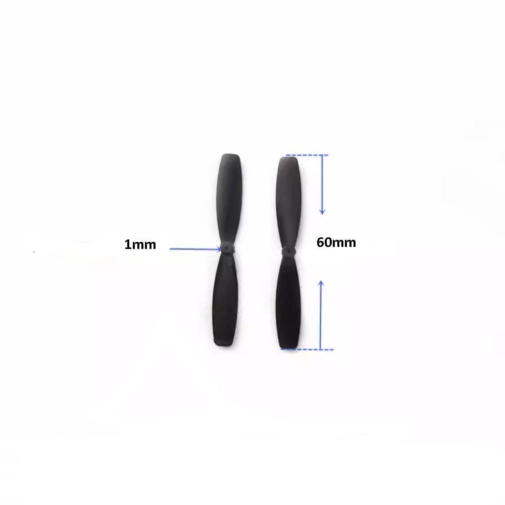 1 Pair Ultra Durable 60mm 1mm hole Drone Quadcopter Propeller for Coreless Motor KitsGuru