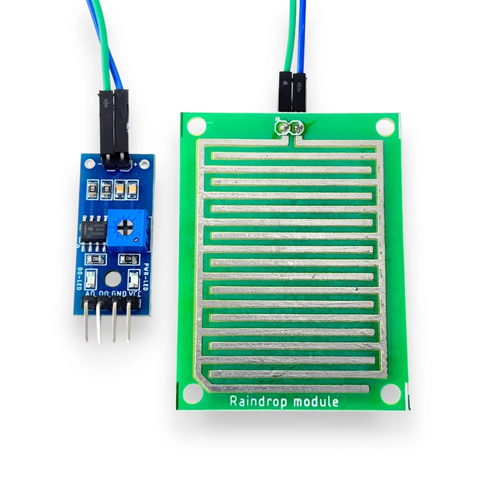 Raindrop Sensor Module | Water Drop Detection Sensor | Rain & Water Le