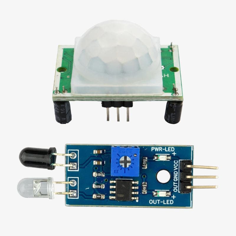 HC-SR501 PIR Motion Sensor with IR Sensor Module Combo