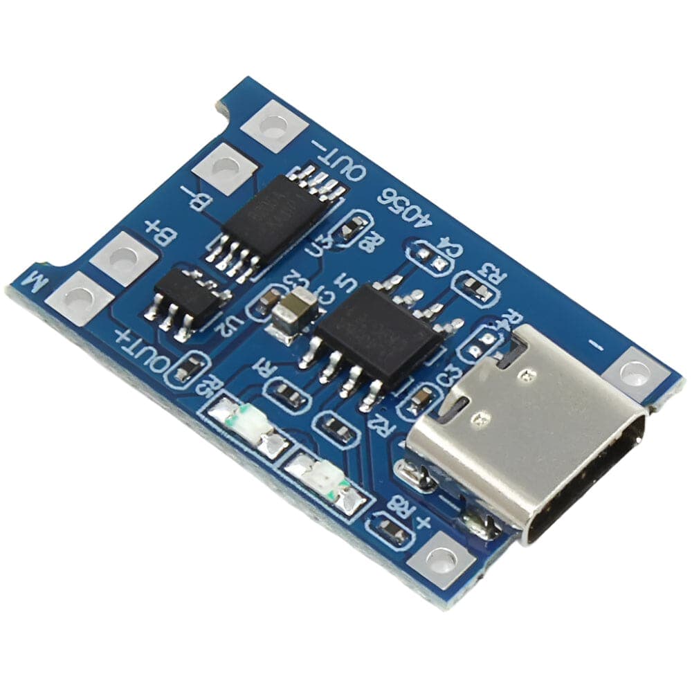TP4056 1A Battery Charging Protection Module (Type-C)