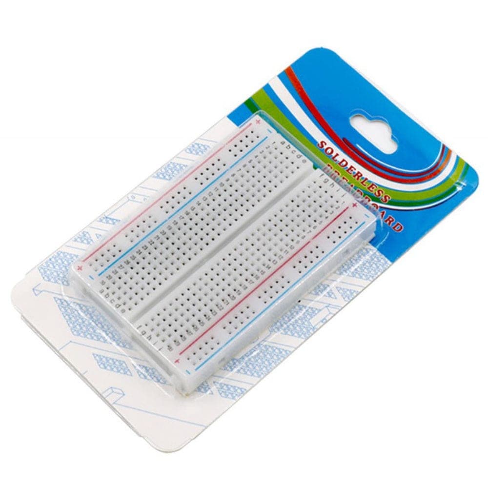 400 Tie Points Contacts Mini Circuit Experiment Solderless Breadboard-Buy Online India - KitsGuru