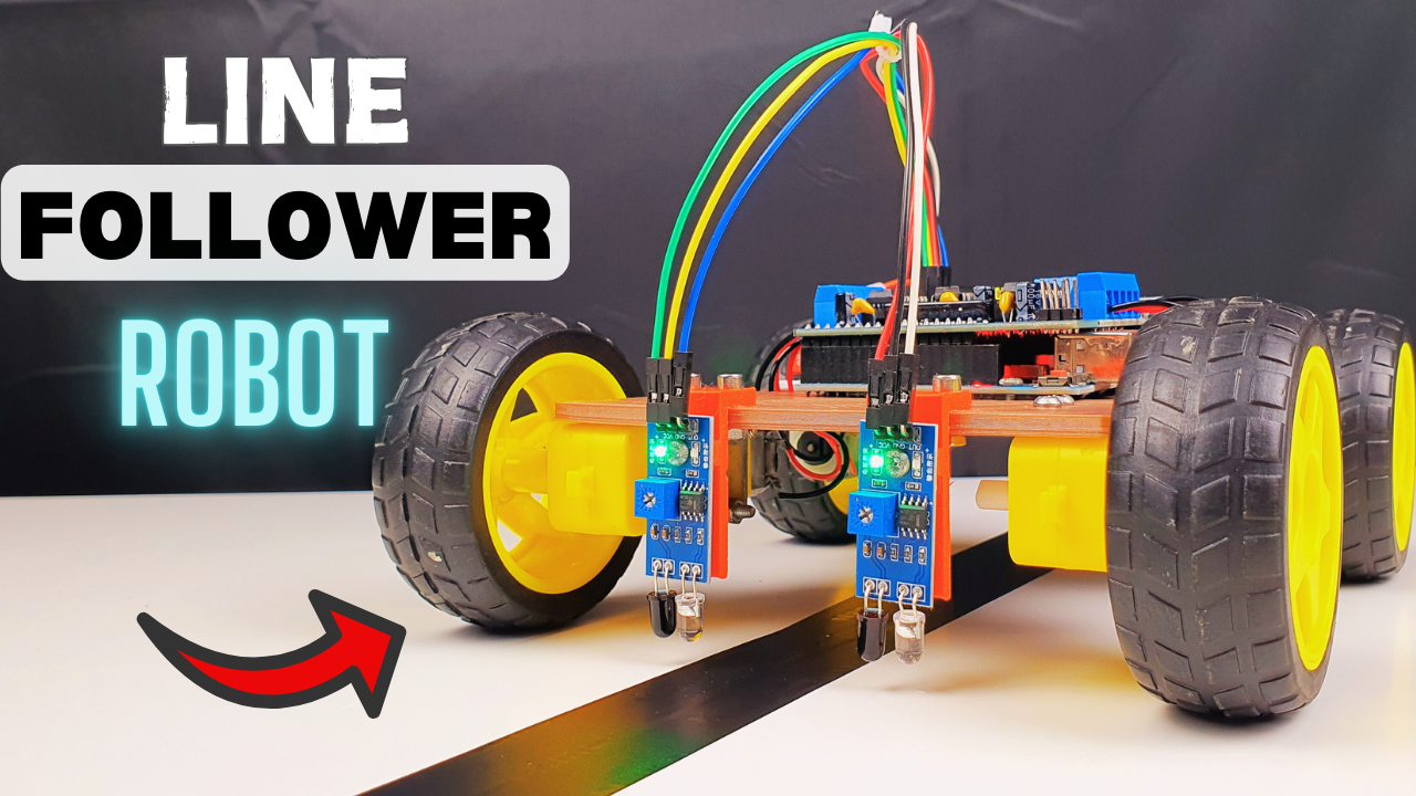 Building A Line Following Robot Using Arduino