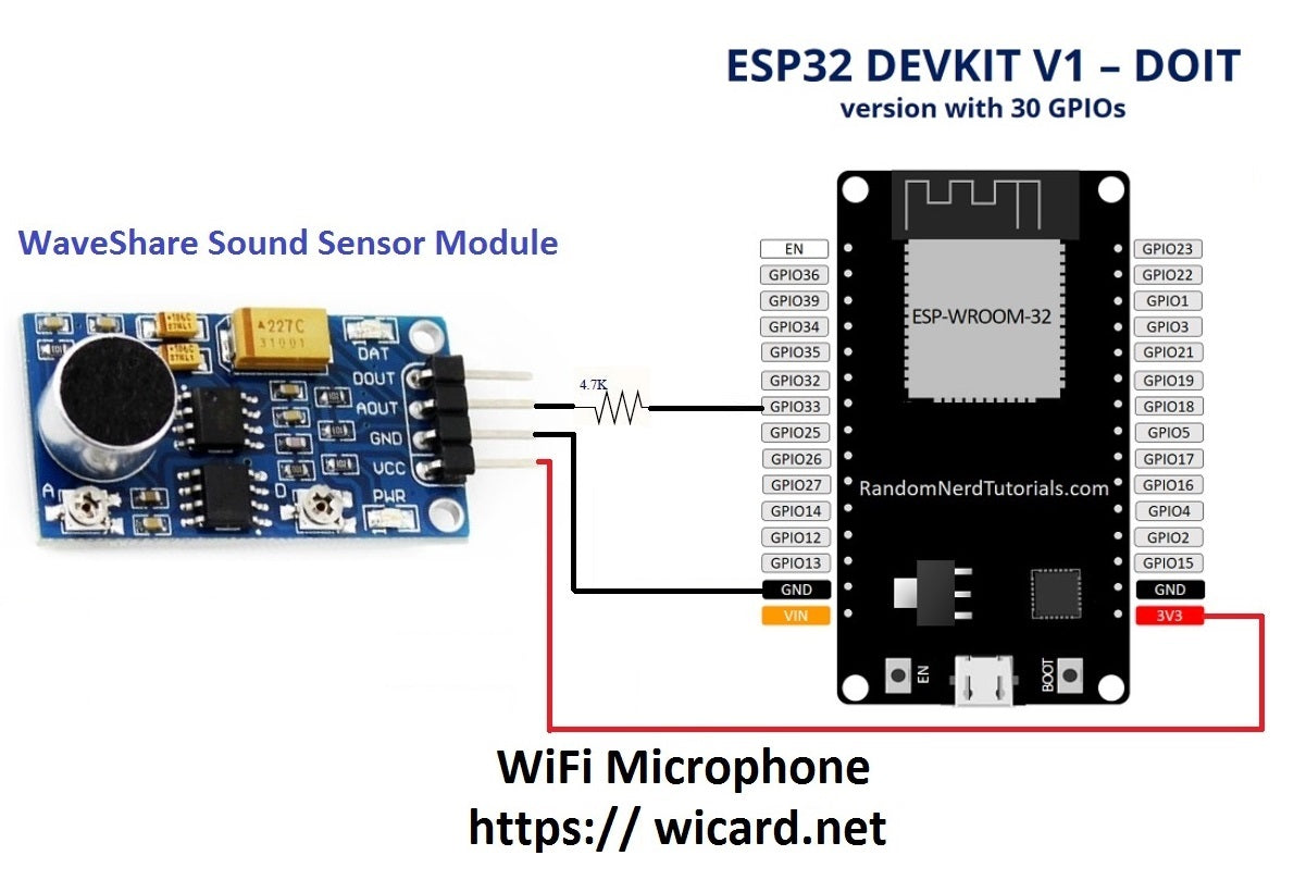 Spy Microphone With ESP32