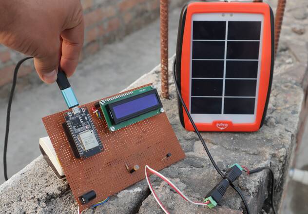 Smart Solar panel monitoring system ( iot based )