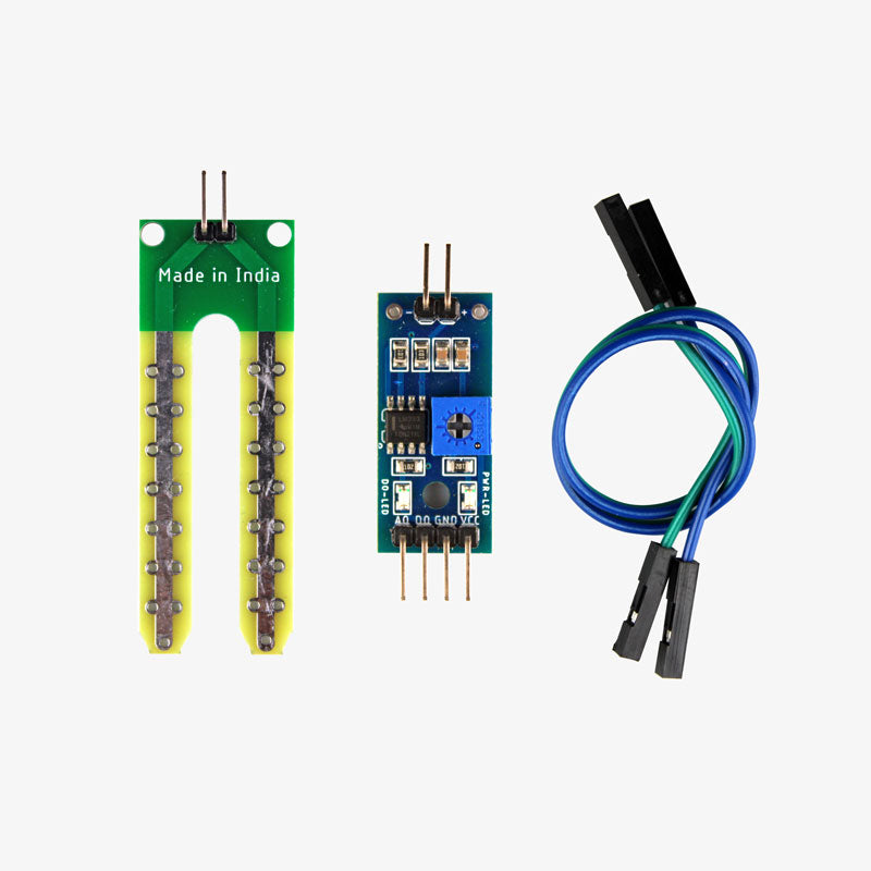 Soil Moisture Sensor Module | Made in India | Analog & Digital Output for Arduino, Raspberry Pi, IoT Projects