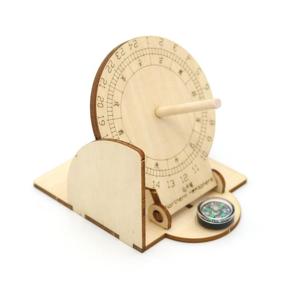 DIY Compass & Sundial Craft – STEM Science Educational Toy