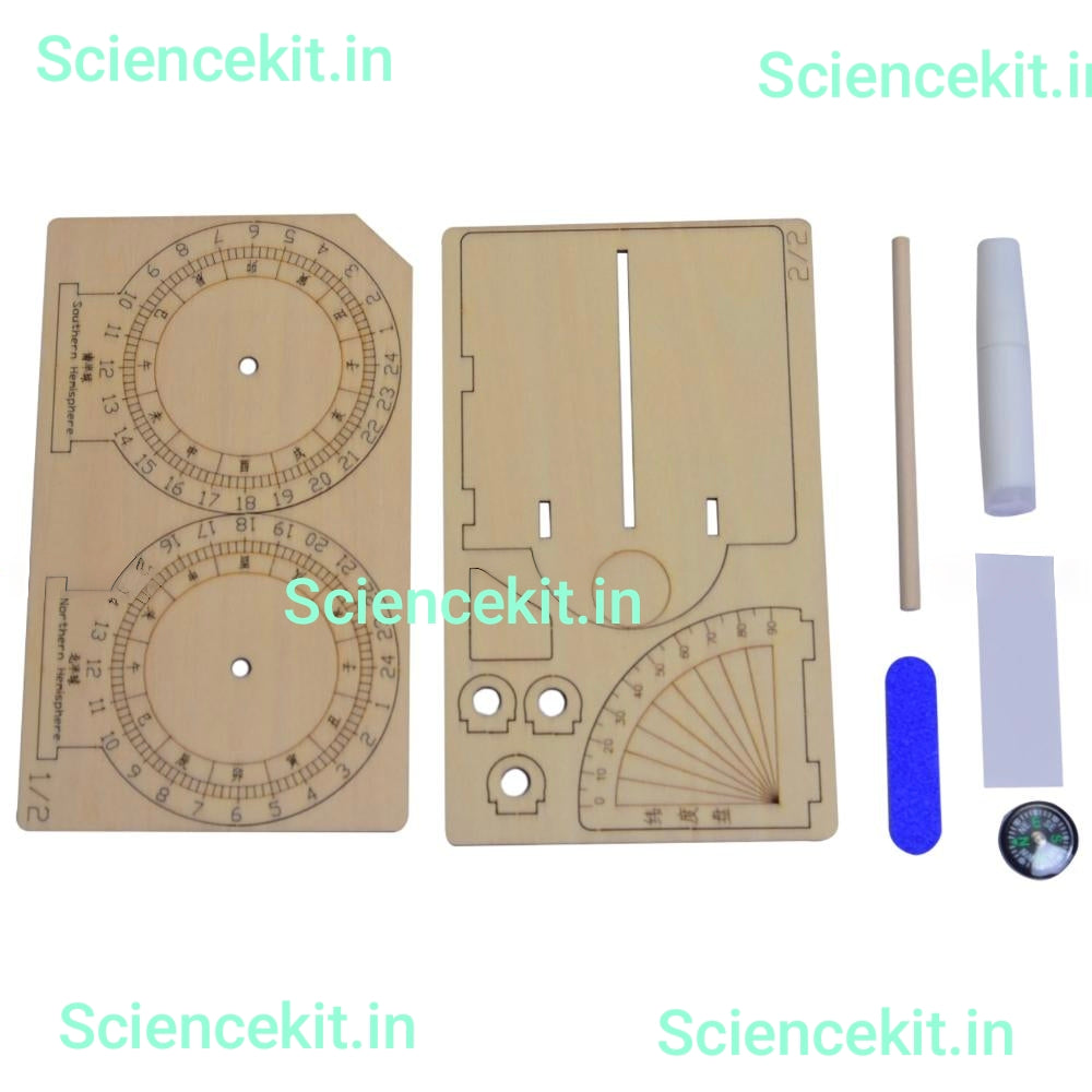 DIY Compass & Sundial Craft – STEM Science Educational Toy